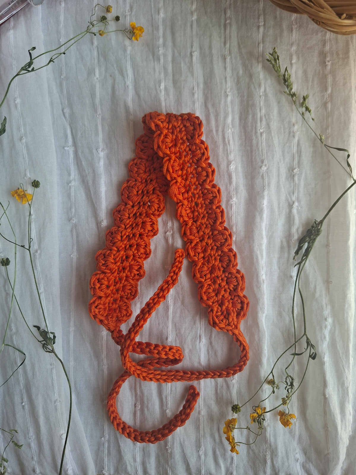 Bandeau au crochet - Les Orangés