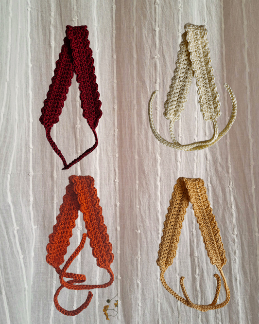 Bandeau au crochet - Les Orangés