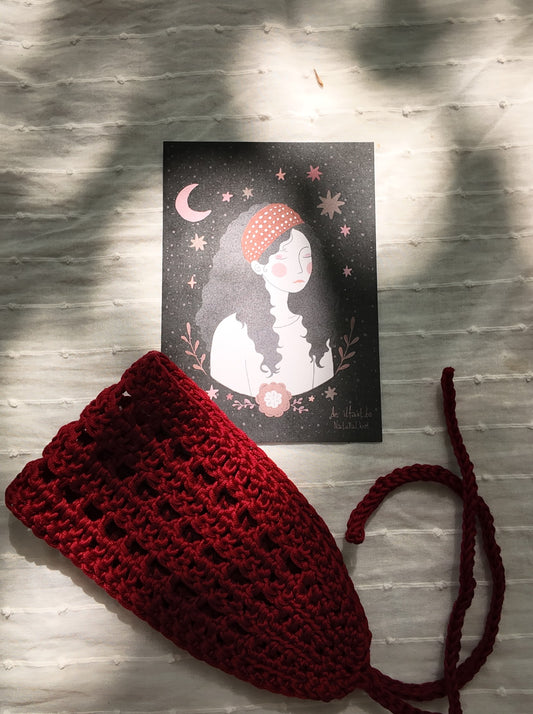 Bandeau au crochet large & illustration - Collection Ilfait.bo (Bordeaux)