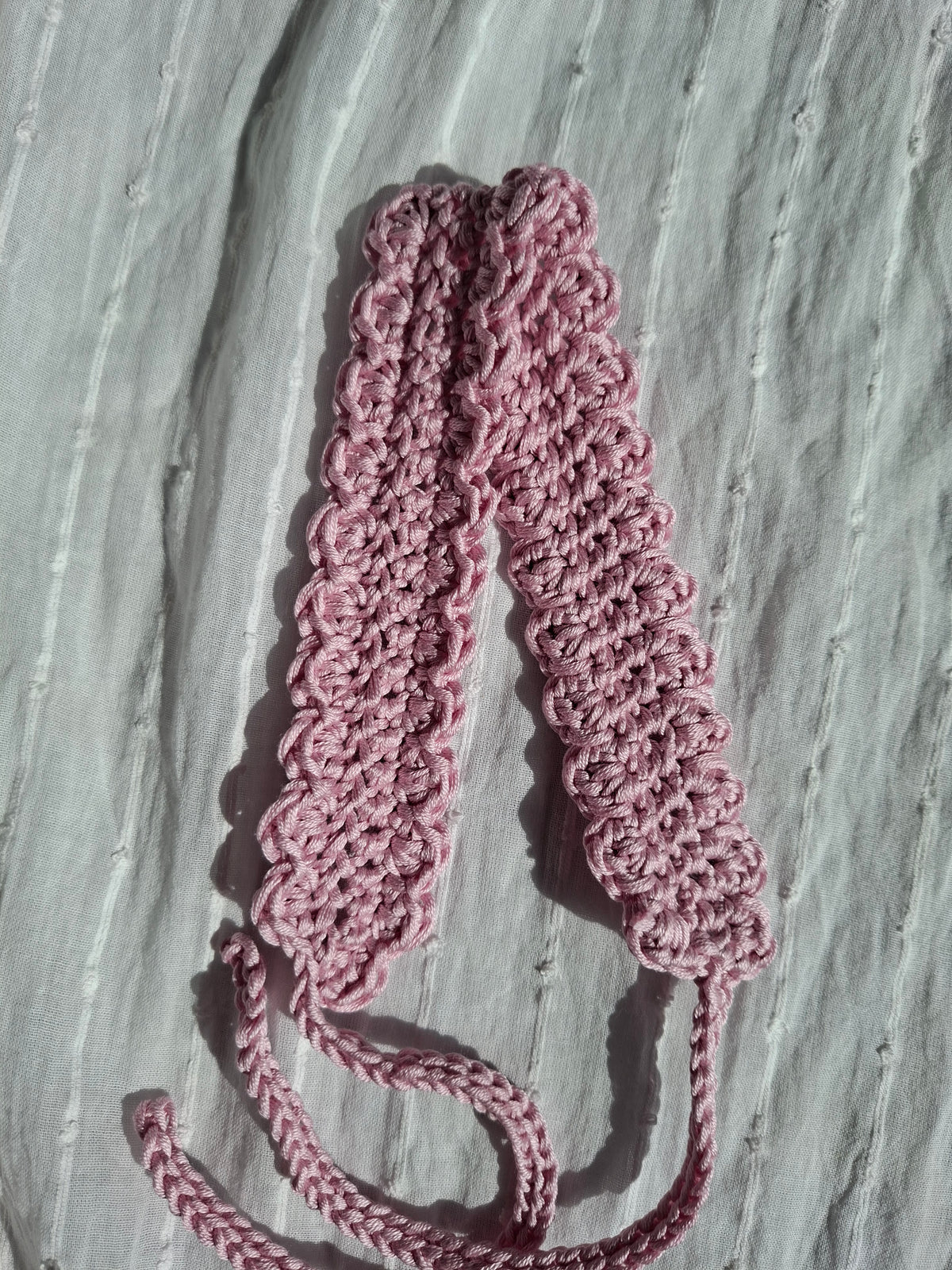 Bandeau au crochet - Les Roses