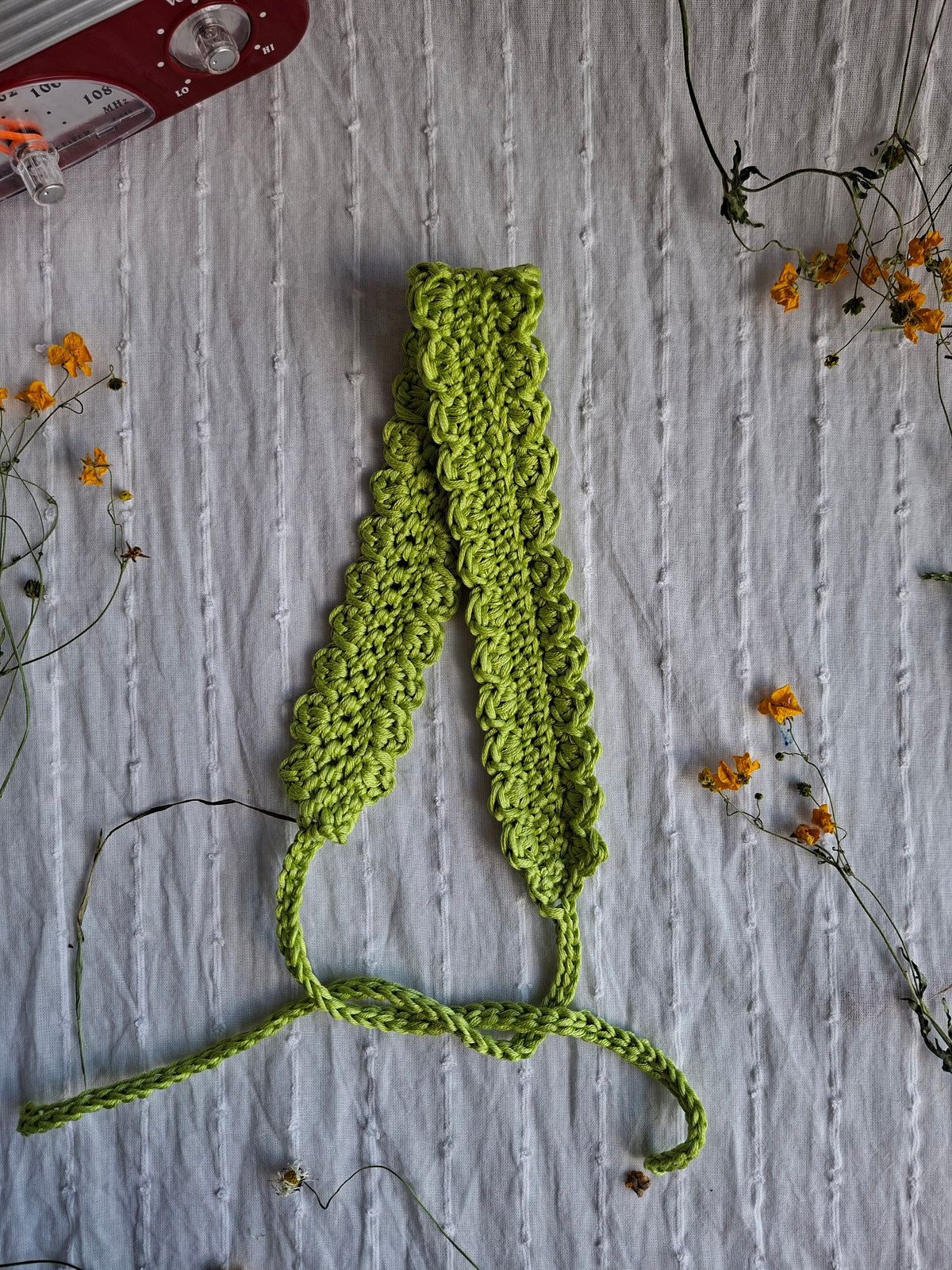 Bandeau au crochet - Les Verts
