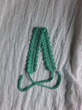 Bandeau en coton - Les verts